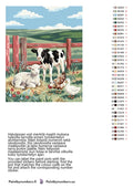 Thumbnail for Värikartta ja ohjeet - Farm Animals in Field 40x50cm