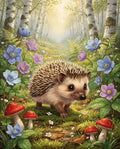 Thumbnail for Timanttimaalaus Hedgehog in the Woods