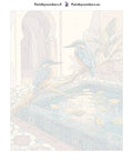 Thumbnail for Paint by numbers canvas - Two Kingfishers by Fountain