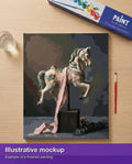 Thumbnail for Valmiin numeromaalauksen havainnekuva - Carousel Horse Statue 40x50cm