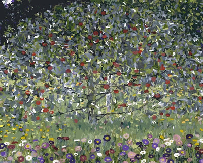 Apple Tree, I numeromaalaus - Gustav Klimt