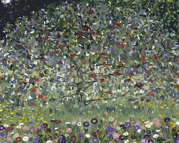 Apple Tree, I numeromaalaus - Gustav Klimt