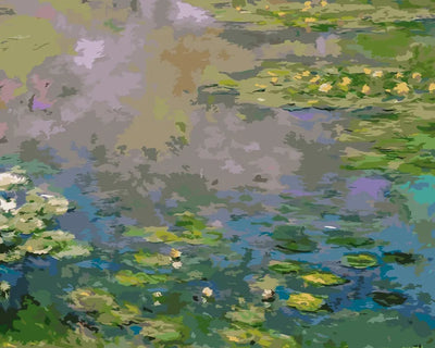 Water Lilies numeromaalaus - Claude Monet
