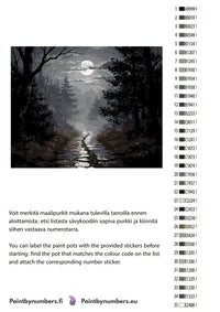 Thumbnail for Numeromaalauksen väriluettelo - maisema