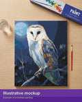 Thumbnail for Valmiin numeromaalauksen havainnekuva - Owl 40x50cm