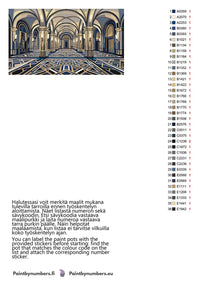 Thumbnail for Värikartta ja ohjeet - Grand Hallway Arches 70x40cm