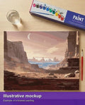Thumbnail for Valmiin numeromaalauksen havainnekuva - Desert Canyon Landscape 50x40cm