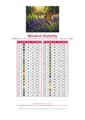 Thumbnail for Monarch Butterfly timanttimaalauksen värikartta – 40 DMC-väriä