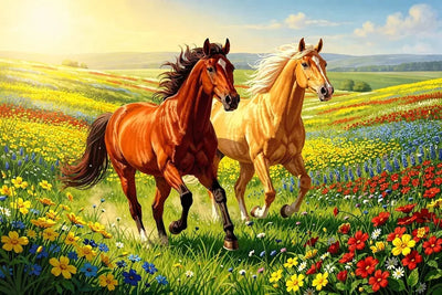 Timanttimaalaus Field Gallop