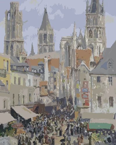 Rouen Cathedral Facade numeromaalaus - Claude Monet