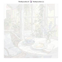 Thumbnail for Paint by numbers canvas - Tea and Cake Still