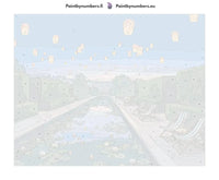 Thumbnail for Numeromaalauskangas – Garden Pool and Lanterns