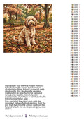 Thumbnail for Värikartta ja ohjeet - Dog in Autumn Park 50x50cm