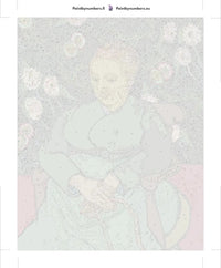 Thumbnail for Paint by numbers canvas - La Berceuse