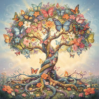Thumbnail for Timanttimaalaus Butterfly Tree