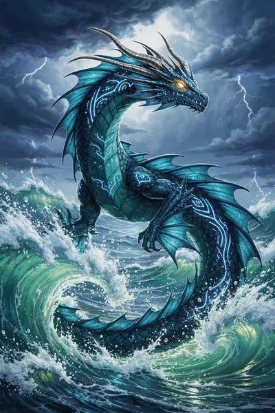 Timanttimaalaus Ocean Dragon