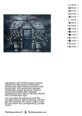 Thumbnail for Paint by numbers color chart - Greenhouse at Night - väriluettelo ja ohjeet