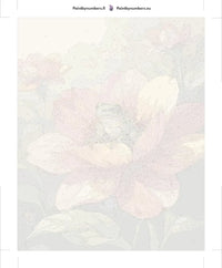 Thumbnail for Paint by numbers canvas - Frog on Flower