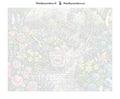 Thumbnail for Numeroitu kangas - Tea Cart in Flower Garden 50x40cm