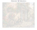 Thumbnail for Paint by numbers canvas - Bicycle and Flower Baskets