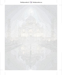 Thumbnail for Paint by numbers canvas - Taj Mahal at Night
