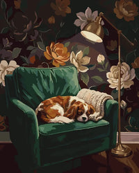 Thumbnail for Numeromaalaus Dog Sleeping on Chair