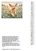 Thumbnail for Värikartta ja ohjeet - Curly Dog in Meadow 50x40cm