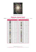 Thumbnail for Galactic Astral Swirl timanttimaalauksen värikartta – 32 DMC-väriä