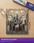 Thumbnail for Valmiin numeromaalauksen havainnekuva - Gemstones in Museum Hall 50x50cm