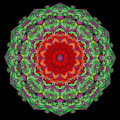 Timanttimaalaus Natural Colors Mandala