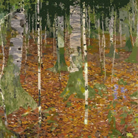 Thumbnail for Birch Forest numeromaalaus - Gustav Klimt