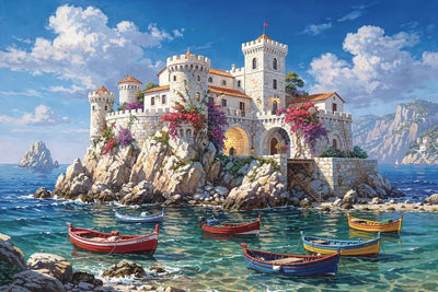 Timanttimaalaus Coastal Castle