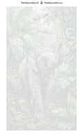 Thumbnail for Numeroitu kangas - Baby Elephant in Jungle 40x70cm