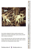 Thumbnail for Paint by numbers color chart - Pioneers in Karelia - väriluettelo ja ohjeet