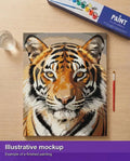 Thumbnail for Valmiin numeromaalauksen havainnekuva - Majestic Tiger Stare 40x50cm