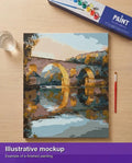 Thumbnail for Valmiin numeromaalauksen havainnekuva - Old Stone Bridge 40x50cm