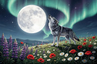 Thumbnail for Timanttimaalaus Wolf Under the Moon