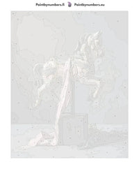 Thumbnail for Numeromaalauskangas – Carousel Horse Statue