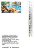 Thumbnail for Värikartta ja ohjeet - Lounge Chair by Pool 70x40cm