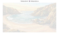 Thumbnail for Numeroitu kangas - Rocky Cove at Sunset 70x40cm