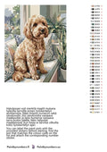 Thumbnail for Värikartta ja ohjeet - Curly Dog on Sofa 40x50cm