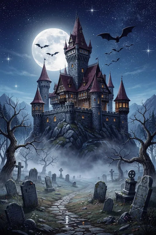 Timanttimaalaus Haunted Castle