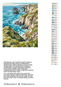 Thumbnail for Värikartta ja ohjeet - Cliffs and Ocean Waves 40x50cm