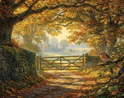 Timanttimaalaus Autumn Gate
