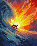 Thumbnail for Surffaava koira numeromaalaus