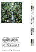 Thumbnail for Värikartta ja ohjeet - Jungle Waterfall Stream 50x50cm