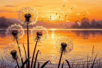 Thumbnail for Timanttimaalaus Dandelions at Sunset