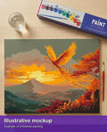 Thumbnail for Valmiin numeromaalauksen havainnekuva - Phoenix Rising 50x40cm