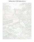 Thumbnail for Paint by numbers canvas - White Heron in Garden Pond