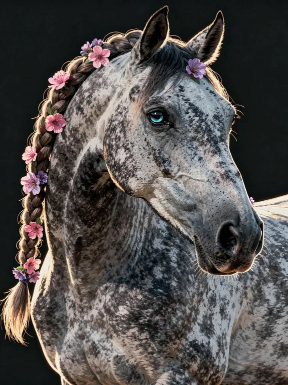 Timanttimaalaus Floral Mane